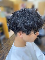 ヘア サロン ハラダ 笠寺店(Harada) 縦落ちツイストスパイラルパーマ/マッシュベースツーブロ