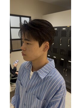 ステージ(STAGE) ダウンパーマ　センターパート　ダウンパーマ