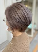 明るめ白髪染ダブルカラー