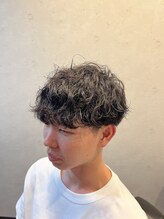 ツイン 波巻きパーマ