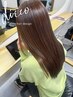 【髪質改善】超高濃度水素ケア縮毛矯正＋カラー＋リシルクｔｒ22,550→18,040