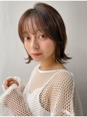 前髪 外ハネボブ フェイスフレーミング グランマッシュ"