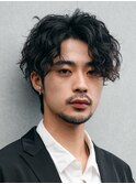 渋谷シャドウパーマルーズパーマfifthメンズヘア無造作マッシュ