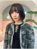 ココアベージュ/オリーブグレー/小顔