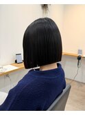 タッセルボブ縮毛矯正1.24似合わせカット