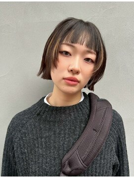 テントー 大泉学園店(Tento-) 切りっぱなしボブ×オン眉×姫カット