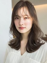 リル バイ フレイムス 川口(Lilou by Frames)&nbsp;透明感×抜け感/20代30代グレージュくびれレイヤー川口