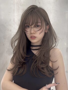 シュルール 所沢プロぺ通り店(chorule) ミディアムレイヤーハッシュカットチョコレートブラウン