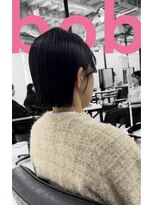 フランチェスカドットボブ(francesca.bob) バッサリカット×切りっぱなしボブ【田野剛大】梅田