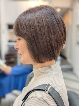 ヘアデザイニング ズーム 飯田橋店(hairdesigning Zoom) ショートボブ