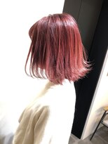 salon de MiLK 札幌大通店【サロン ド ミルク】 髪色で差が出る外ハネボブ