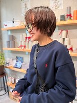 ウーフ(U-fu)&nbsp;くせ毛　ニュアンスパーマ　ショートボブ