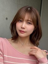 ABBEY 福岡天神 【8月8日NEW OPEN(予定)】&nbsp;ミディアムヘアレイヤーカット前髪カット髪質改善トリートメント