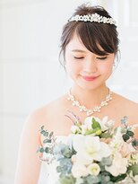 ヘアーサロン ラフリジー(Loufreasy) 【結婚式の花嫁ヘア】王道ティアラスタイル♪二次会にも♪