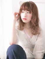 ルティア 池袋(Lutia)&nbsp;オレンジブラウンカラー×ゆるウェーブ