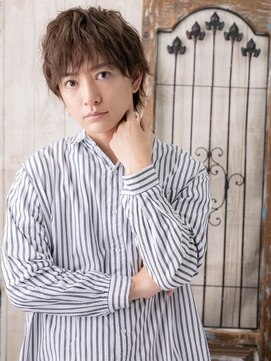 グルーミングサロン バーバー キャッスル 北浦和西口(Grooming salon Barber Castle) くせ毛風パーマでセクシー★かき上げヘアD