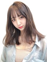 アイティー バイ アルバム 中野店(IT by ALBUM)&nbsp;ゆるウェーブ_クールショートピンクベージュボブルフ_48038