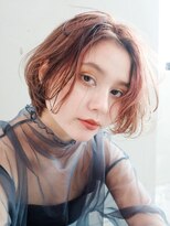 アルバム 銀座(ALBUM GINZA)&nbsp;ショートボブ_エアリーミディショートパーマ_38354