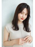 オフィスカジュアル外ハネストレート