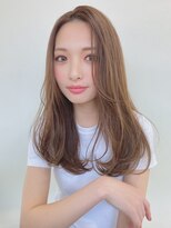 シェルター バイ トウキョウ(Shelter by TOKYO)&nbsp;髪質改善　韓国風　前髪カット　小顔ベージュカラー