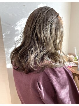 サクヘアー(39 hair) ブリーチなしで作る透明感カラー