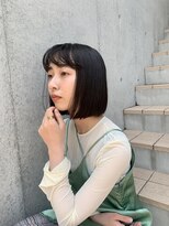 テテ ニコ(tete nico) Bob × 前髪perm