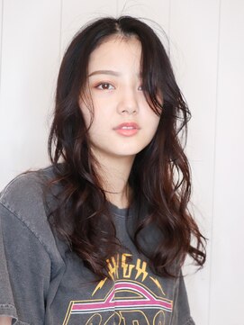 アイティーバイアルバム 下北沢店(IT by ALBUM) ラフウエーブ_アースカラーくびれヘアツートンカラー_27900