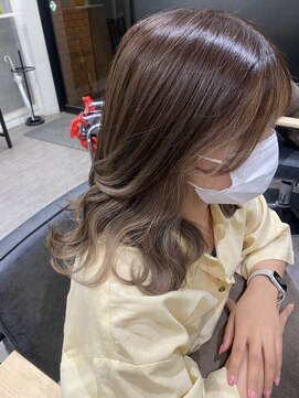 ココット 京橋店(cocotte) インナーカラーホワイトベージュ