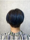 青×刈り上げハンサムショート