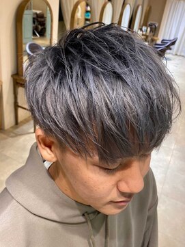 バブー バイ ビューティービースト アカデミー 福岡店(ba-boo) ブリーチオンカ ラー ／ ア ッ シ ュ ブ ルー