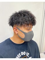 クレア 能見台(CREA) 横浜メンズパーマツイストスパイラルパーマ刈り上げマッシュ髪型