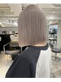 プネル(punel)&nbsp;naturalな柔らかいくすみグレージュ.綺麗にblondに色落ちします