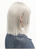 【GUEST_STYLE】White Blond    #ケアブリーチ#ホワイトアッシュ