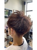 パーマ風マッシュ