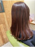 #チェリーブラウン #フェミニンロング #ダークアッシュ
