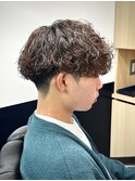 メンズ波巻きパーマ