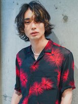 ライラ(Lyla)&nbsp;下北沢　メンズパーマ　色香　脱力感　ミディアムボブルフ