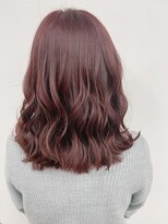 アオアクア バイ グルグル 小岩店(ao akua by GULGUL)&nbsp;レイヤーロング 【GP】ブリーチなしのピンクブラウンカラー 小岩