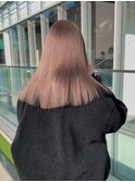 ブリーチオンカラー*美髪ハイトーンピンクブラウン
