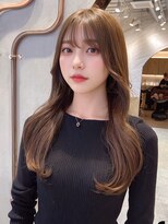 ロンド エスポワール 錦糸町(Lond espoir)&nbsp;セミディダークアッシュシアーカラー姫カット【韓国ヘア鈴木颯】