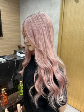 ラピス 大阪心斎橋店(Lapis) ホワイトピンク×エクステ80本