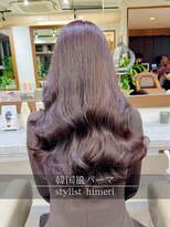 アミー 銀座(Ammy) コテ巻き風韓国風パーマ