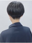 【松戸 岩口】重め前髪ツーブロックマッシュショート