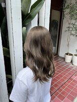 アン(Hair make un)&nbsp;【ダブルカラー】ミルクティーベージュ♪