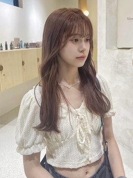 ニール シトロン 名古屋 伏見 丸の内(NEELU citron) 【Neelu_citron_hachi】ブリーチ無しWカラーショコラブラウン