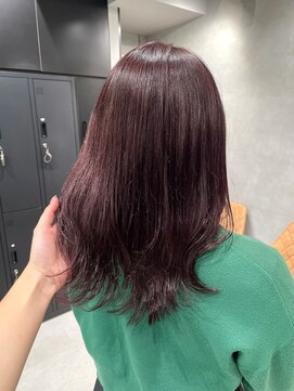 シャルムバイケンジ(Charm.by KENJE) 【お店カラー＊】この冬大人気！「ワインレッド」