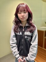 ロジェ(loje)&nbsp;チェリーレッドカラー/ブリーチカラー/小顔ヘア