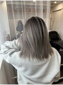 ハイライトバレイヤージュダブルカラーケアブリーチ20代30代