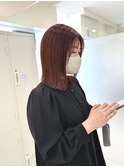 ブルーブラック/ブルージュ/韓国/ブリーチなし暗めカラー