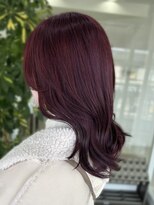 ハピネス 西大寺店(Happiness)&nbsp;チェリーレッド 暖色カラー 韓国風巻き